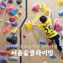 더숲190 | 아이와 종로놀거리 서울숲클라이밍 종로점 키즈 강습 주차 정보 후기