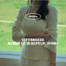 활용도 좋은 타이 니트 ː 시티브리즈 캐시미어 스트랩 홀터넥 니트 아이보리 후기