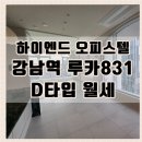 강남스마트시티공인중개사사무소 | [루카831 56D타입] 강남 시티뷰·욕조 옆 창문까지! 프리미엄 오피스텔 직접 확인하세요