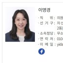 성남시의원 이영경 상세한 정보 휴대전화 번호 이미지