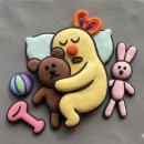 이모티콘으로 색넣은 찰흙 버전 이미지