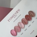 가을 네일 신컬러 3세트 중 첫번째 프롬더네일의 로즈코어 이미지