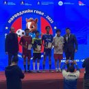 몽골 초이발산 유소년축구클럽 전국대회 우승 이미지