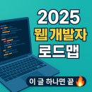 2025 웹 개발자 로드맵 – 처음부터 취업까지 전부 알려드림