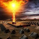 구름기둥 이미지