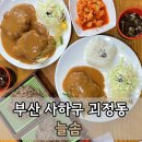 부산 사하구 경양식 돈까스 괴정 맛집 늘솜