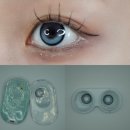 블루렌즈추천: 렌블링 라일링 투톤블루 착용후기