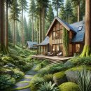 숲속의 집 이미지