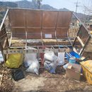 산북3통마을회관 | 3월 26일 전일 돌풍으로 전도된 클린하우스 재정비 활동