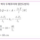 벽의 두께(푸리에 열전도 법칙) - 소방설비기사 기계 이미지