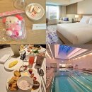 (주)잠실투엑스휘트니스 | 🎡잠실 롯데호텔 월드 헬로키티 패키지 객실 라세느 조식 수영장 호캉스 솔직 후기