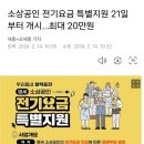 소상공인 전기요금 특별지원금 신청 하세요 이미지