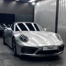 진짜 같은 스틱스 GT실버 고광택 랩핑 포르쉐 911(992) 타르가 GTS