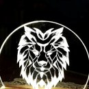 LED조명 아크릴 공예 이미지