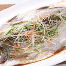 ▶ 중국음식과 술하얀 생선찜 청증백어(淸蒸白魚-8 이미지