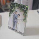비트비룸 | 보자기 청첩장 혜택 포토테이블 아크릴 액자 [인비트비(INVIT.B) 파티룸 후기 증정품]