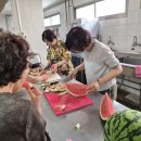 레지오 단원 교육전 수박파티 사진 이미지