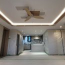 태우선파크 노인정 | 원주롯데캐슬골드파크_무몰딩 라운드 우물천장 + 루씨에어 실링팬 3대 시공 후기