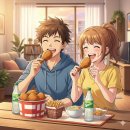 자담치킨 황금점 | [성남 배달] 내돈내먹- 자담치킨 반반치킨