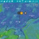 8호태풍 &#34;바비&#34; 예상경로 (한시간단위) 이미지