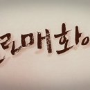 캘리로 그린 바돌로매 화이팅! 이미지