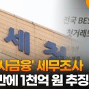 '불법 사금융' 세무조사 반년 만에 1천억 원 추징 이미지