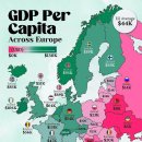 2024년 세계 1인당 국민소득 순위...아시아와 유럽 1인당 국민소득(GDP) 이미지