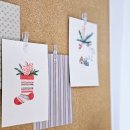 감성 담은 수채캘리 | 크리스마스 일러스트 수채 캘리 엽서