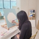 [부산 취미미술 아뜰리에401] 달항아리 그림 후기