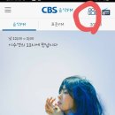 cbs어플로 보이는 라디오 보는법 이미지