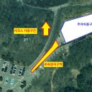 서코스 이동구간 주차금지구역 안내(벌목작업) 이미지