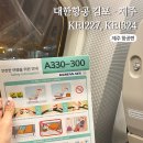 1227 | 김포 제주 대한항공 KE1227 B737-900 KE1324 A330-300 이코노미 좌석 간격 수하물 후기