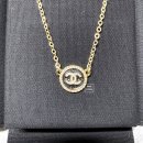 크리스탈아베크 | [국내당일발송] CHANEL 샤넬 블랙핑크 크리스탈 라운드 CC로고 초커 네크리스