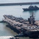 US aircraft carrier arrives in S.Korea to improve combat readiness 이미지