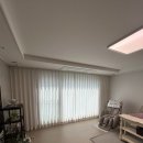 힐스테이트푸르지오수원 | 팔달구 수원 힐스테이트푸르지오수원 거실 커튼 시공 후기｜코어스 린넨으로 공간 밝고 포근하게