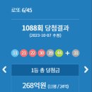 씨유구미인의한아름점 | 1088회 로또 1등 2등 당첨점 당첨지역