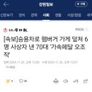 [속보]승용차로 햄버거 가게 덮쳐 6명 사상자 낸 70대 '가속페달 오조작' 이미지