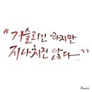 문학 한 줄 캘리그라피 이미지