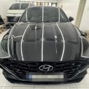 새대구자동차정비 | 대구자동차유리 전문가 손길로 완성된 쏘나타 DN8 유리교체 현장!