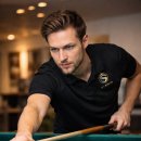 더블랙 당구클럽 | S당구클럽 블랙 반팔 카라티 단체복 제작