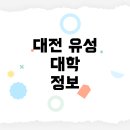 씨유한밭대원룸점 | 대전 유성 지역, 경쟁률 낮은 대학과 학과 정보 총정리