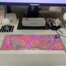 F68 | 아우라 F68 핑크ㅣ사람들아 영롱발칙한 저의 키보드를 보세요! AULA F68 PINK 독거미 F68 후기