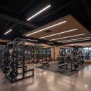 오운인테리어 | 헬스장인테리어후기, 운동하는 사람에게 초점을 맞춰야합니다.