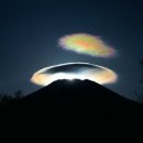 おもしろ雲[笠雲]と 富士山 かさぐも[笠雲] 이미지