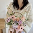 힐링 꽃꽂이 | 대구플라워클래스) 대구 꽃집 꽃꽂이 꽃바구니 만들기 후기
