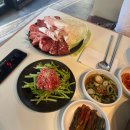 국수랑착한고기랑 | 이대 맛집｜데이트하기 좋은 고기집 슭우｜시그니처세트 열무비빔국수 후기