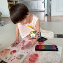 Brush | [43개월] 마이리틀타이거 브러시펜(brush pens) 솔직후기, 콕콕콕 손가락 도장찍기(손도장 찍기 놀이)