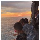 노을빛바다 이미지