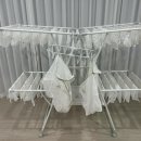 플러스세탁 | 한샘 양날개 메쉬형 빨래건조대 플러스 사용 후기｜아기 손수건·기저귀 세탁해보니