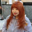 수지 동천동 미용실 비롬헤어 2호점에서 가을맞이 리빙코랄염색♥